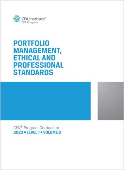 CFA Program Curriculum L1/ V6/ 2023