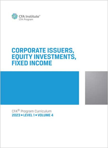 CFA Program Curriculum L1/ V4/ 2023