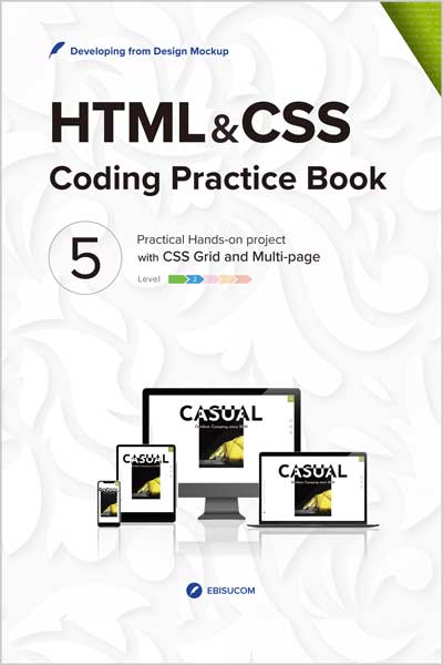 HTML--CSS-Coding-Practice-Book-5_P41673361571 HTML & CSS Coding Practice Book 5 - تصویر 1